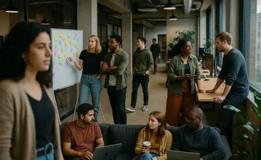 Carte étapes simple